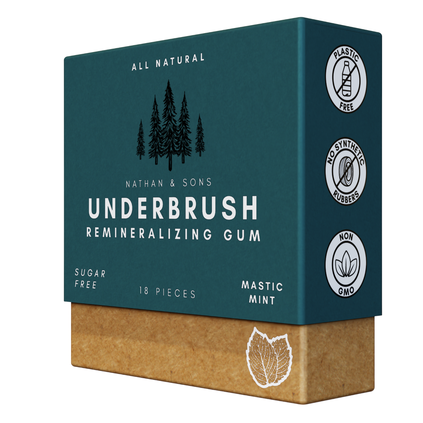 All Natural Remineralizing Gum - exp